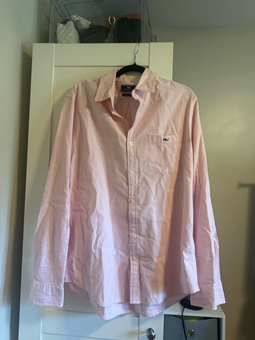 Vineyard Vines Men's Pink Button-Down Shirt